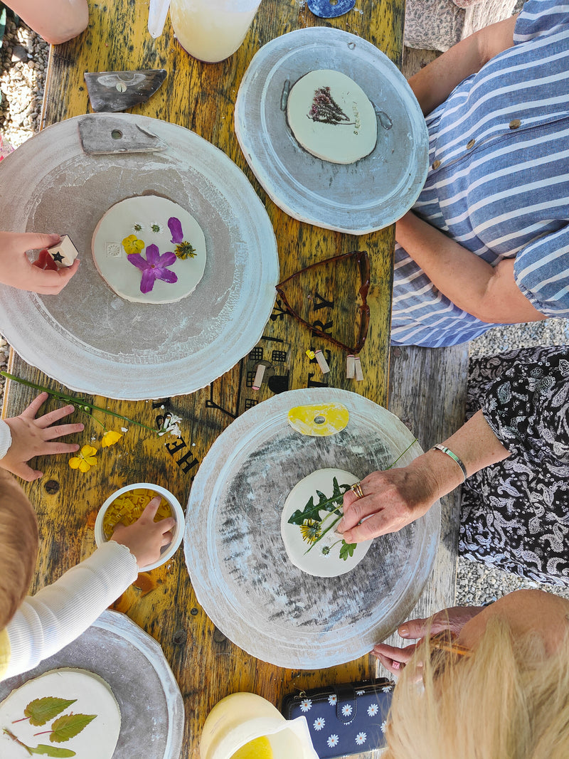 Pressed Flower Plate