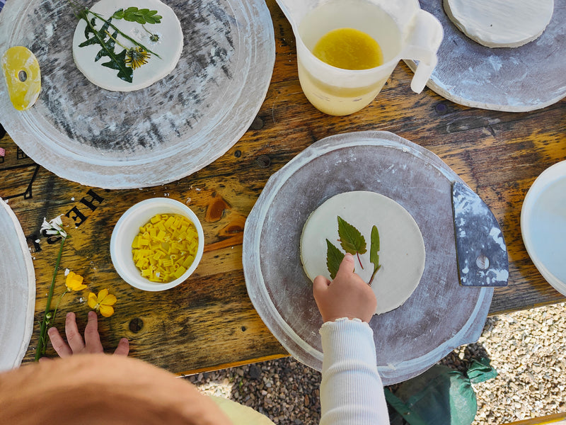 Pressed Flower Plate