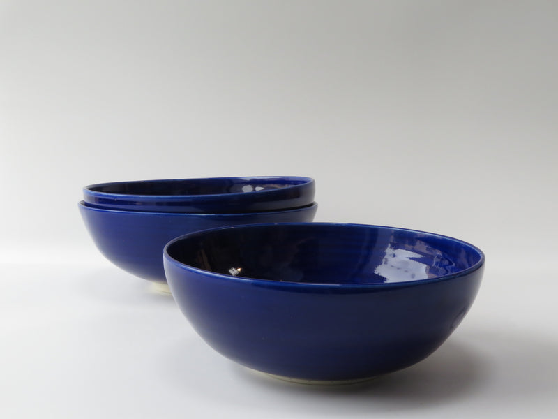 Set of 4 Cobalt Pasta Bowls (No 15)