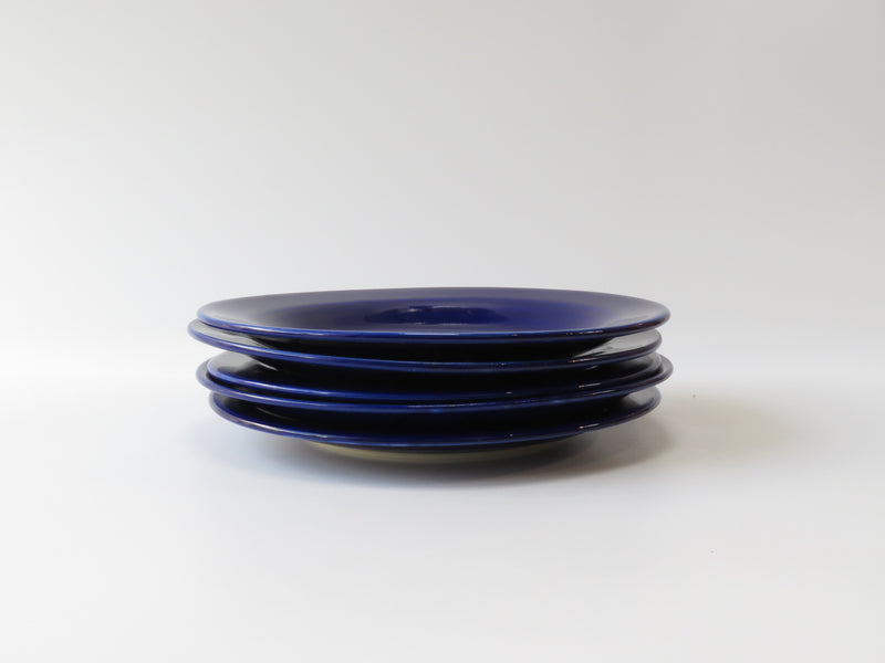 Set of 5 Cobalt Breakfast Plates (No 16)